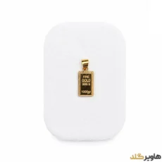 پلاک مدل شمش طلا