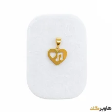 پلاک مدل قلب نت موسیقی