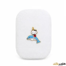 پلاک بچگانه مدل دلفین رنگی